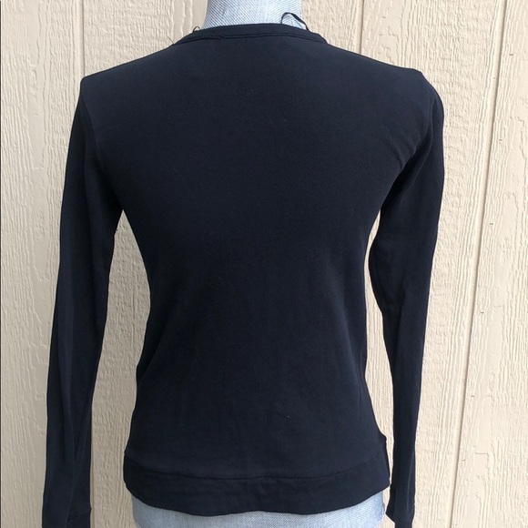 Zara long sleeve top with chain detail SZ M - Picture 4 of 4